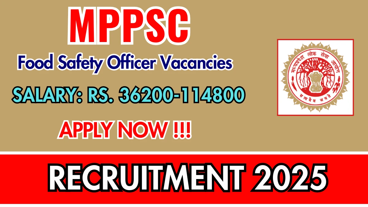 MPPSC 67 Food Safety Officer Online Form