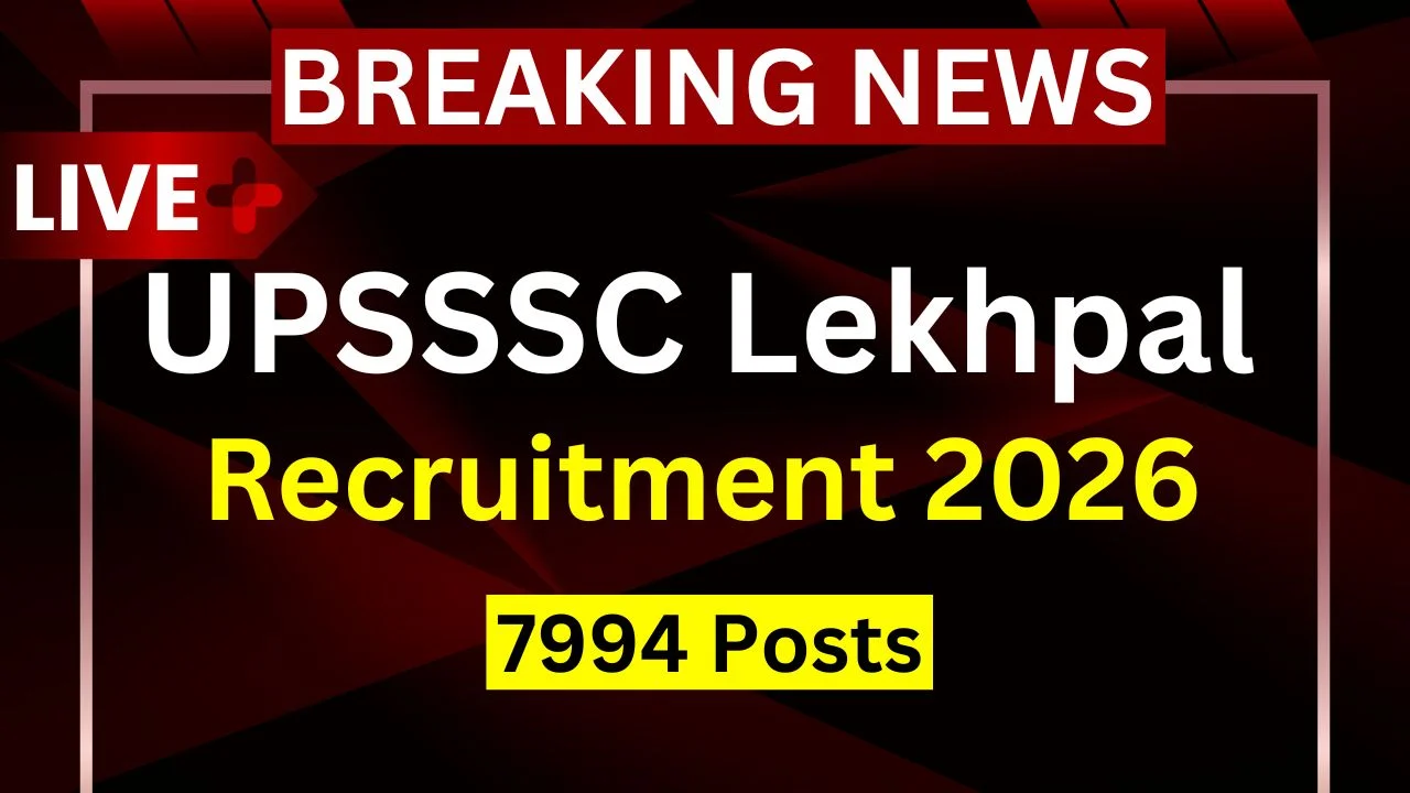 UPSSSC Lekhpal Recruitment 2026 [7994 Post] Apply Online