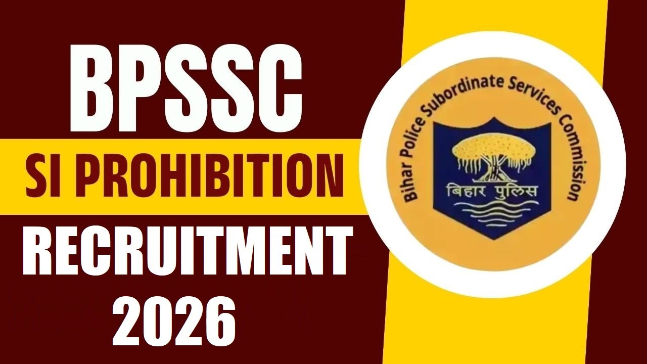 BPSSC Sub Inspector Prohibition Recruitment 2026