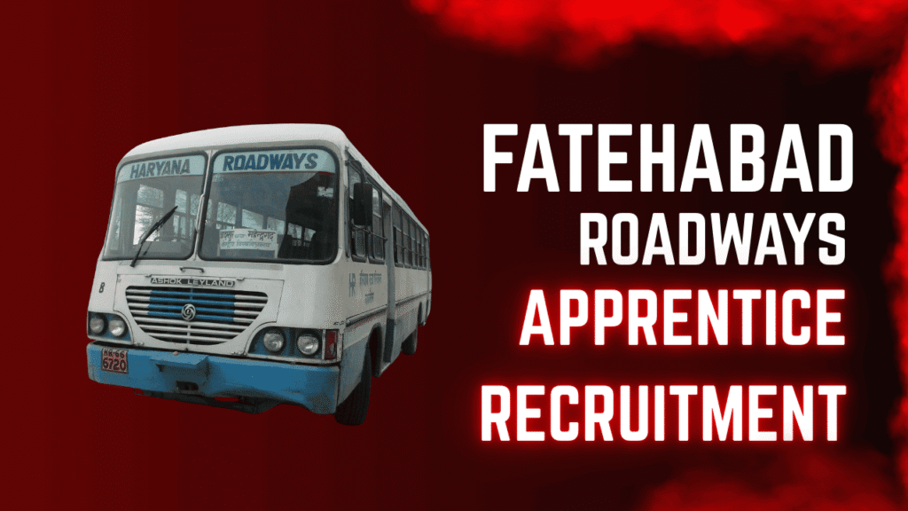 Fatehabad Roadways Apprentice Recruitment 2026