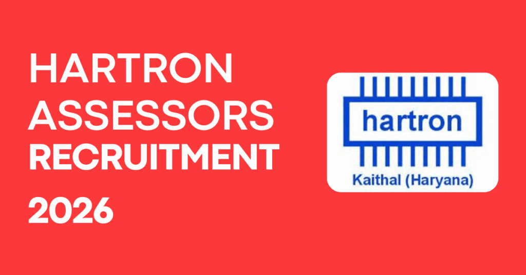HARTRON Assessors Recruitment 2026
