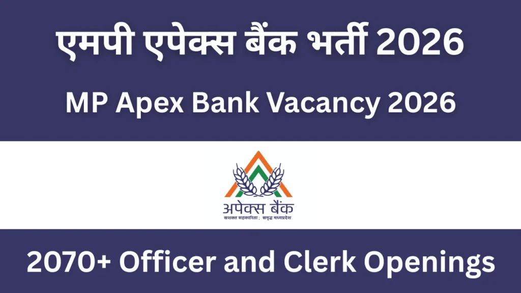 MP Apex Bank Clerk and Officers Online Form 2026 for 2076 Post