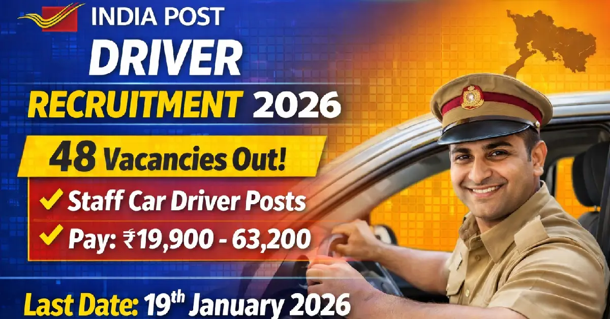 India Post Driver Vacancy 2026