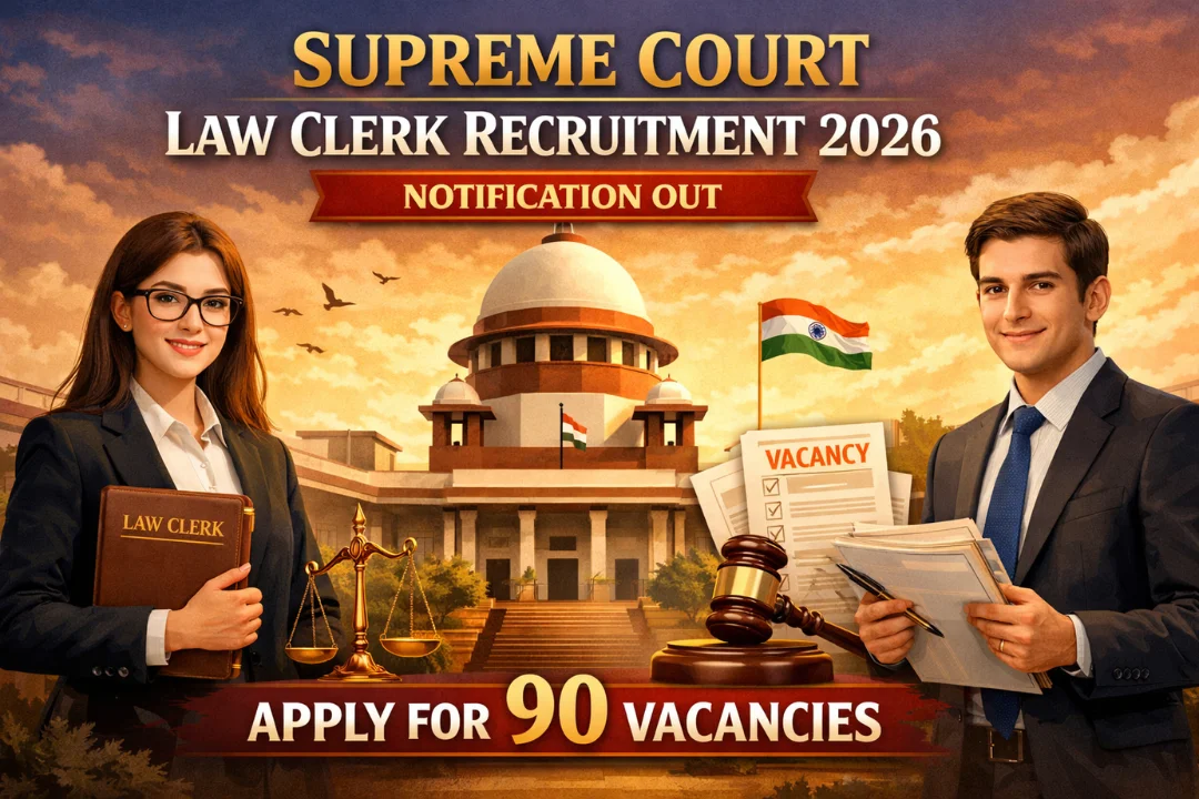 Delhi Supreme Court Law Clerk Recruitment 2026
