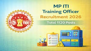 MPESB ITI Training Officer Online Form 2026 for 1120 Post