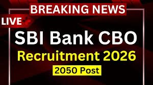 SBI Bank CBO Recruitment 2026