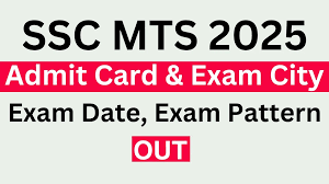 SSC MTS and Havaldar Recruitment 2025 Admit Card Notic's