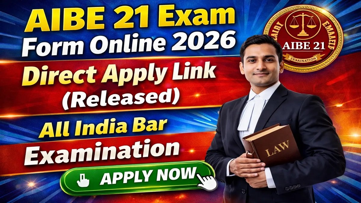 All India Bar Exam AIBE 21th XXI 2026 Online Form
