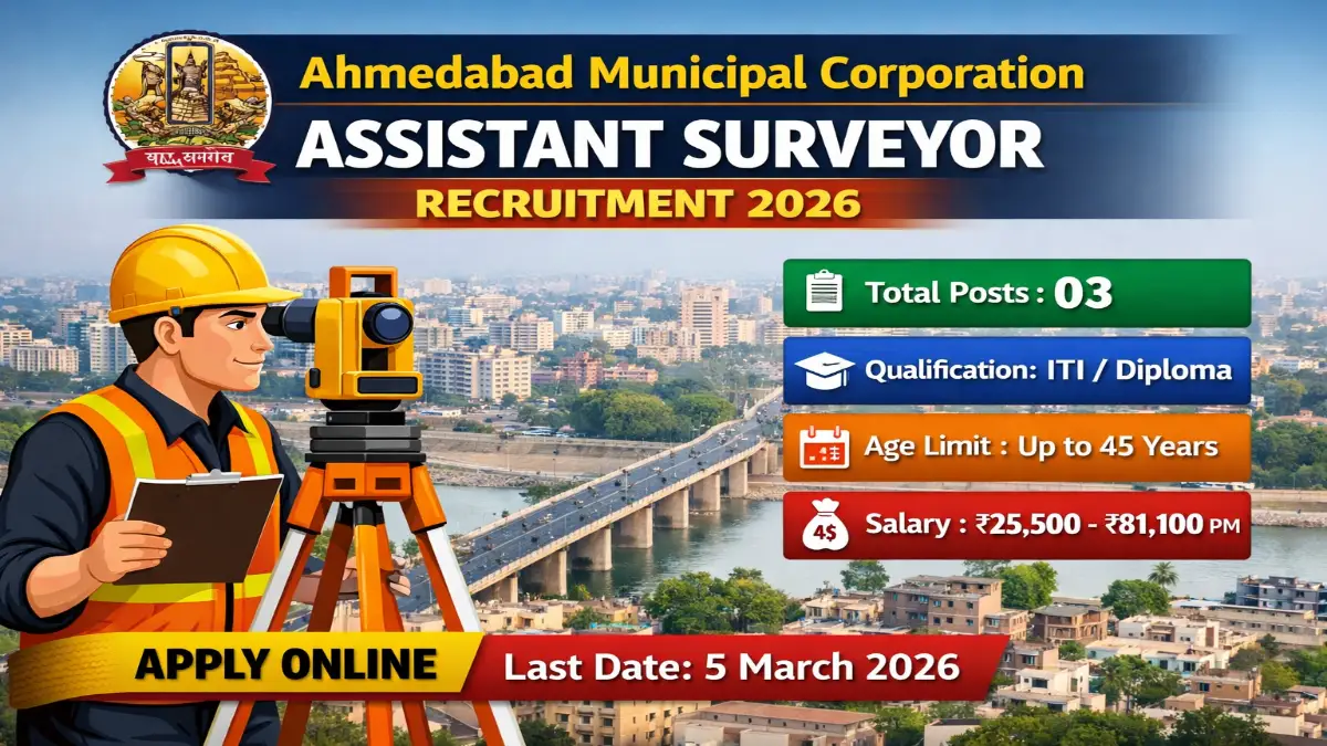 AMC Assistant Surveyor Recruitment 2026