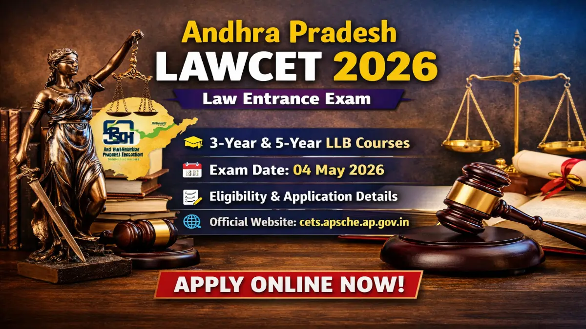 AP LAWCET Notification 2026 Out Application Form, Eligibility Check Exam Date