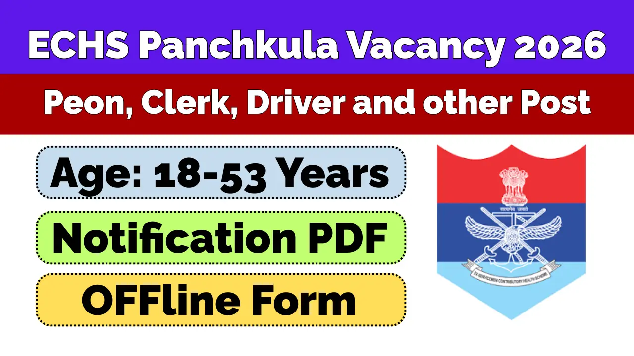 Chandimandir ECHS Vacancy 2026