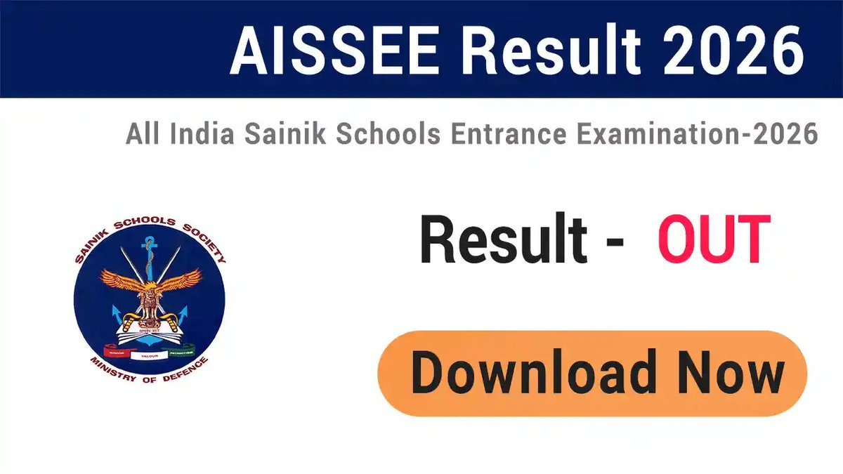 AISSEE 2026 Sainik School Admission Result