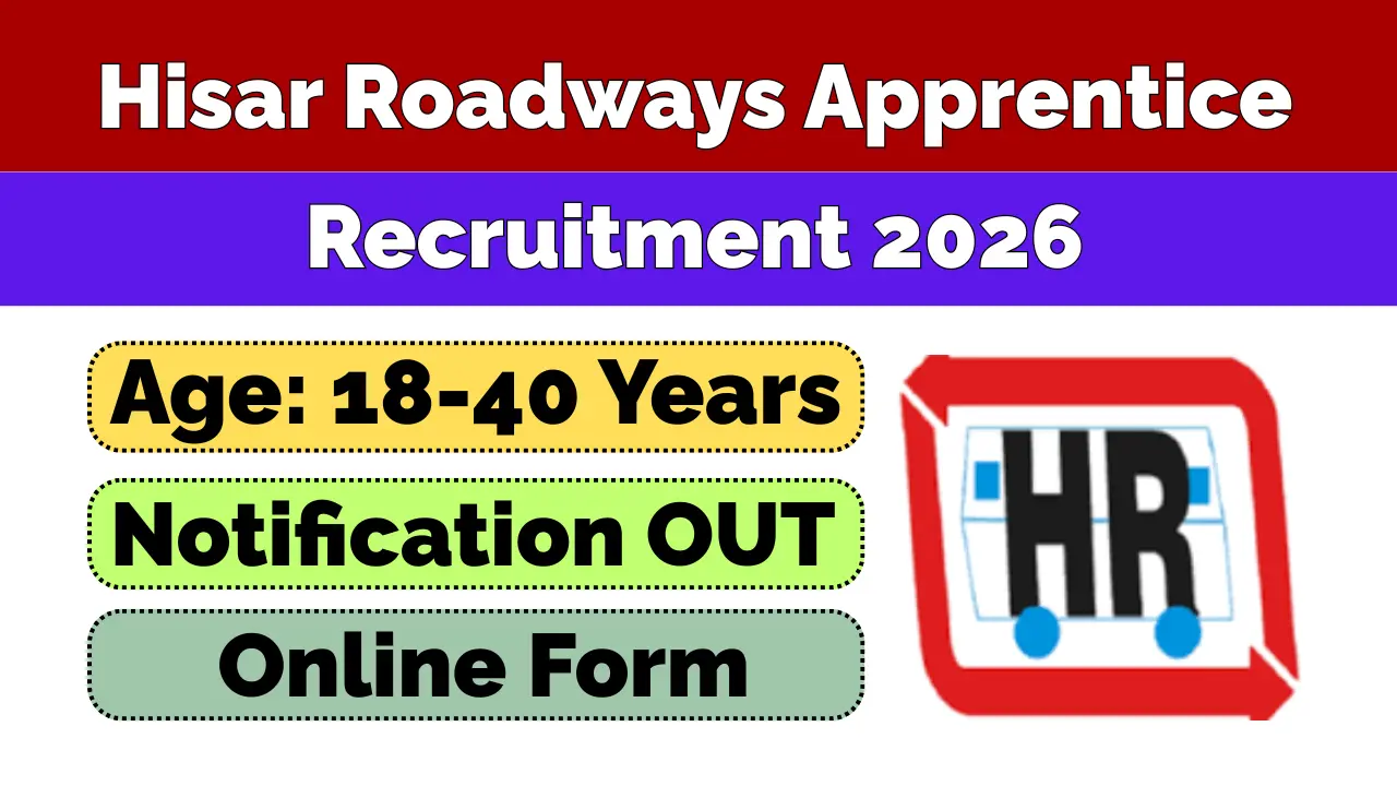 Hisar Roadways Apprentice 2026
