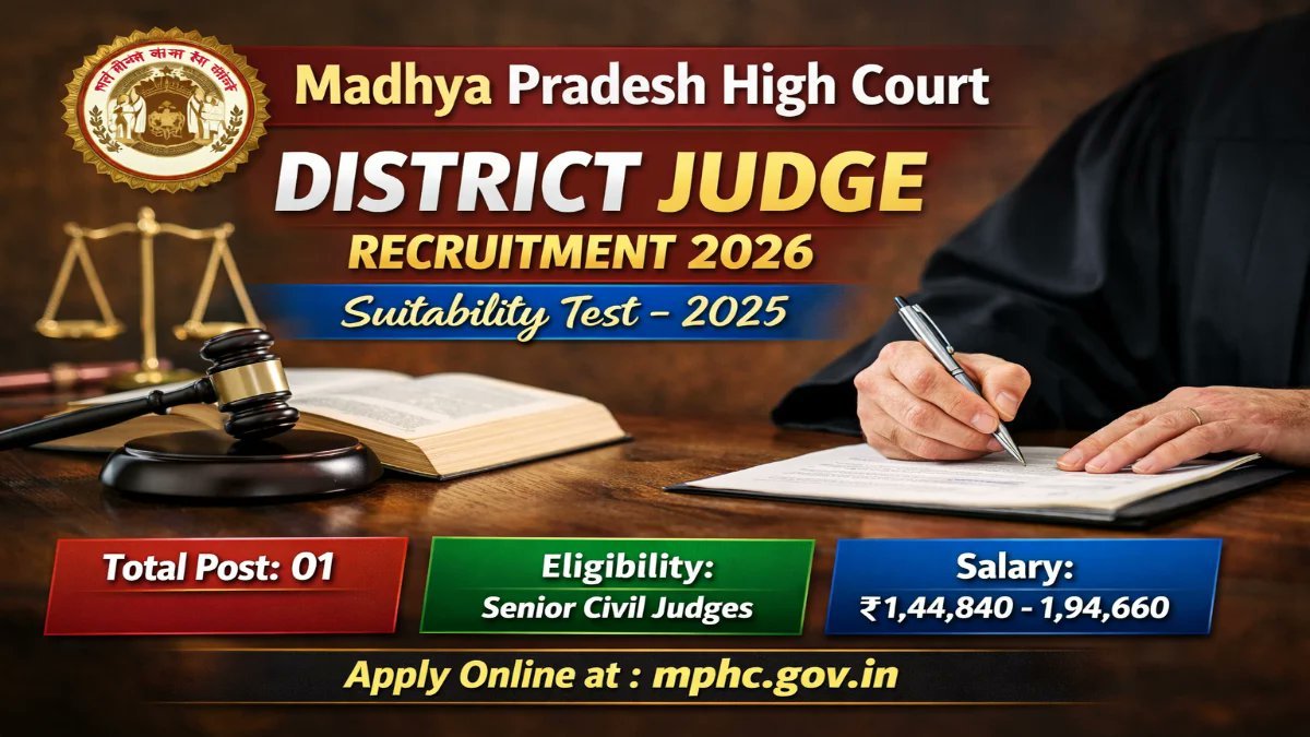 MP High Court District Judge Recruitment 2026