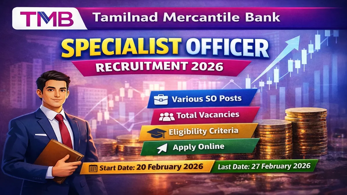 TMB Specialist Officer Recruitment 2026 – Apply Online SO Posts
