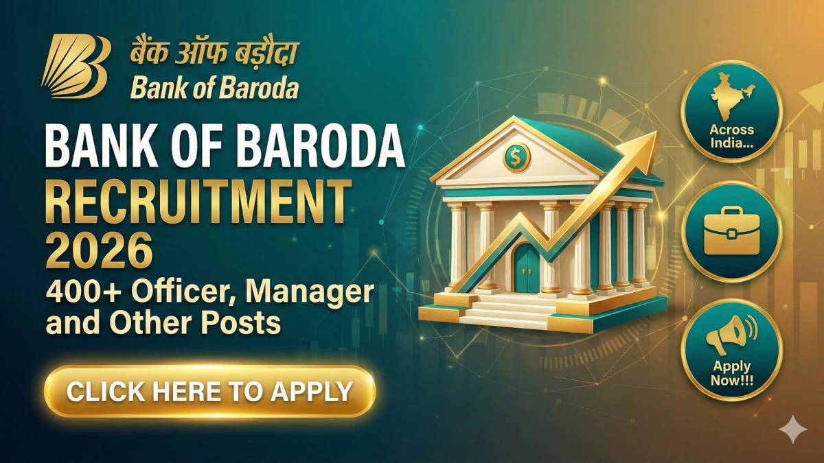 Bank of Baroda Professionals Recruitment 2026 - Apply Online for 419 Posts