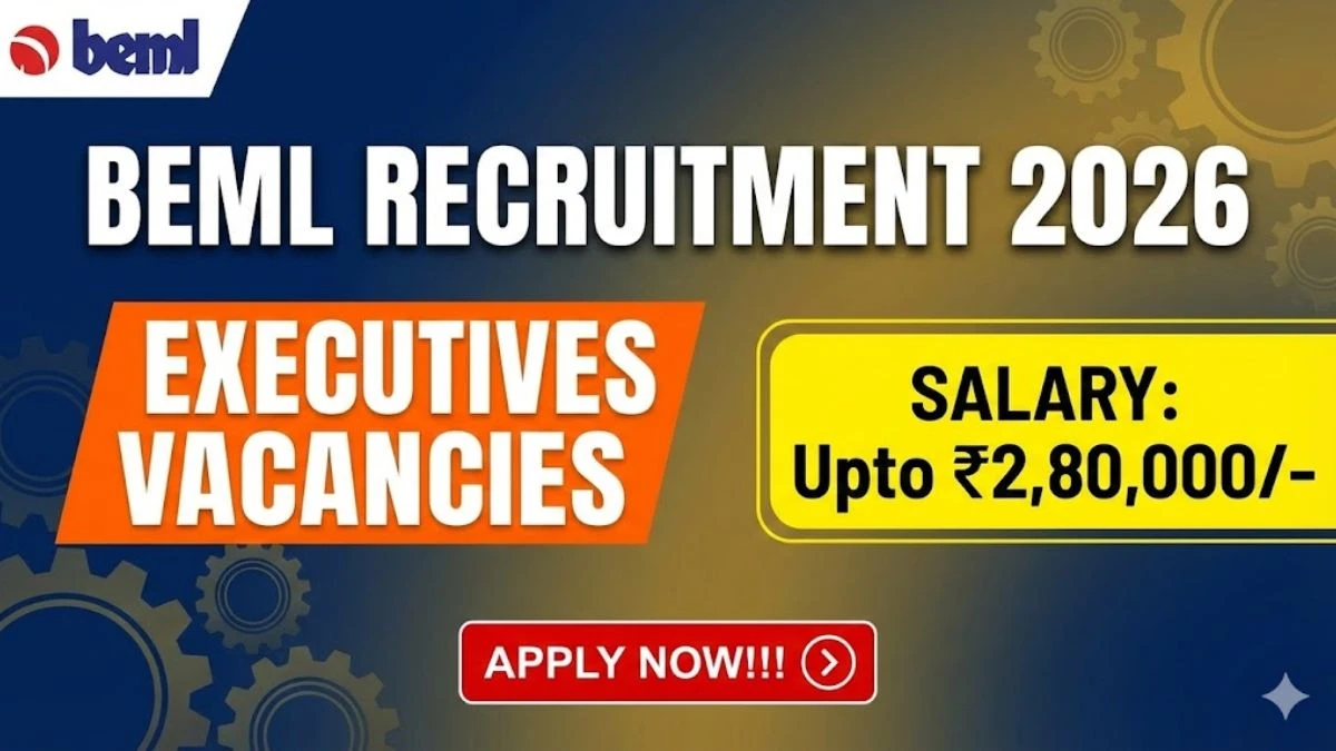 BEML Executives Recruitment 2026 – Apply Online 27 Manager, Assistant Manager Posts