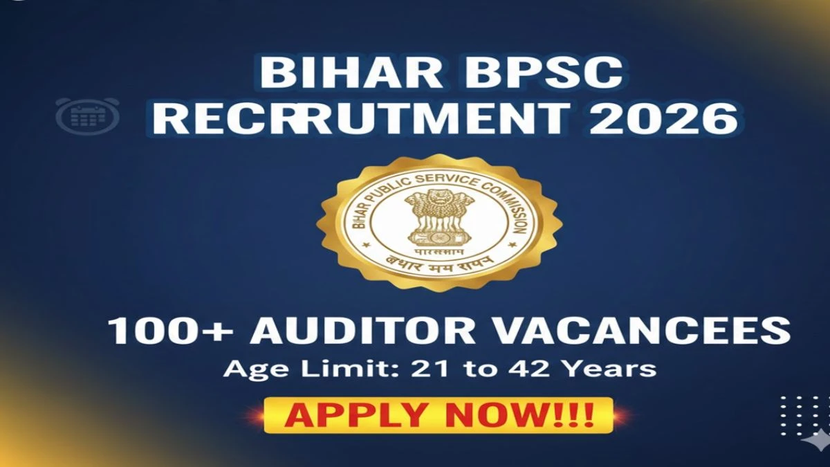 Bihar BPSC Auditor Recruitment 2026 - Apply Online for 102 Posts
