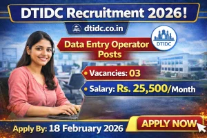 DTIDC Recruitment 2026