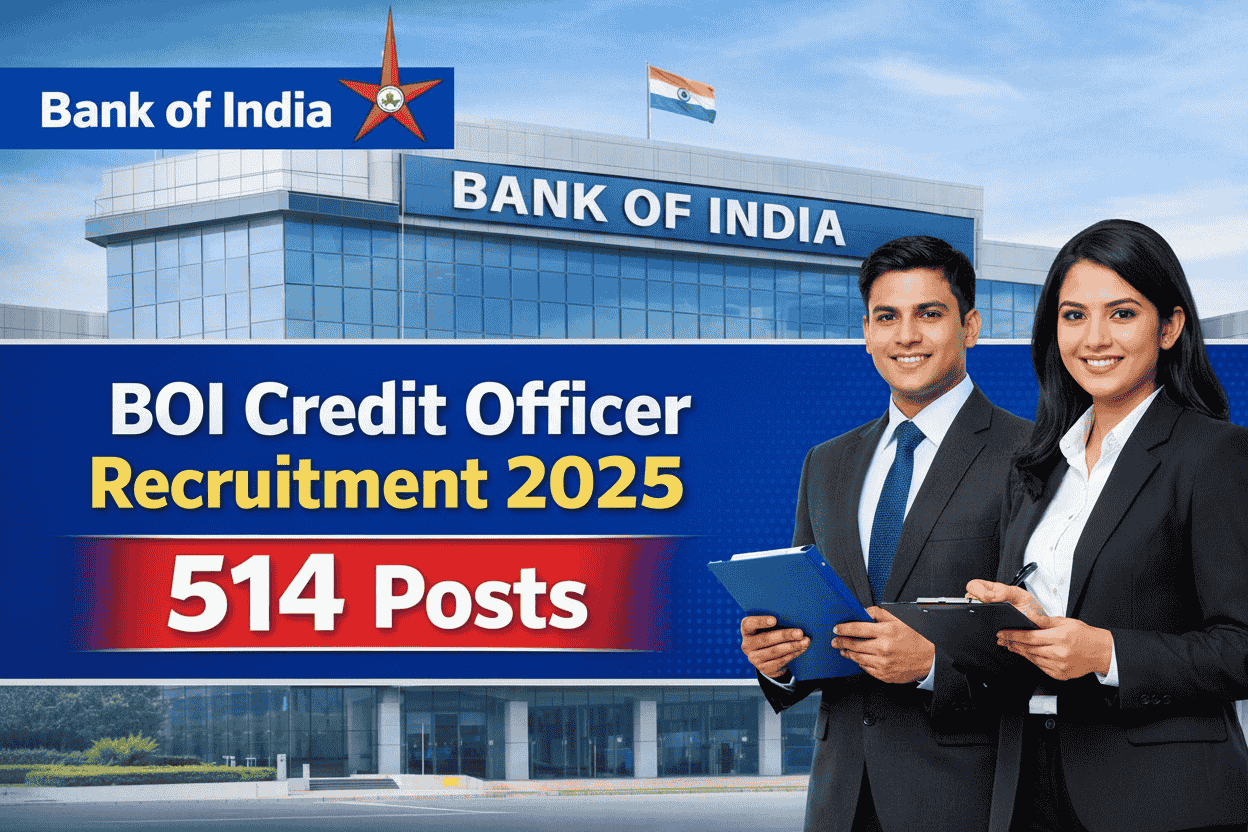 Bank of India Credit Officer Recruitment 2025