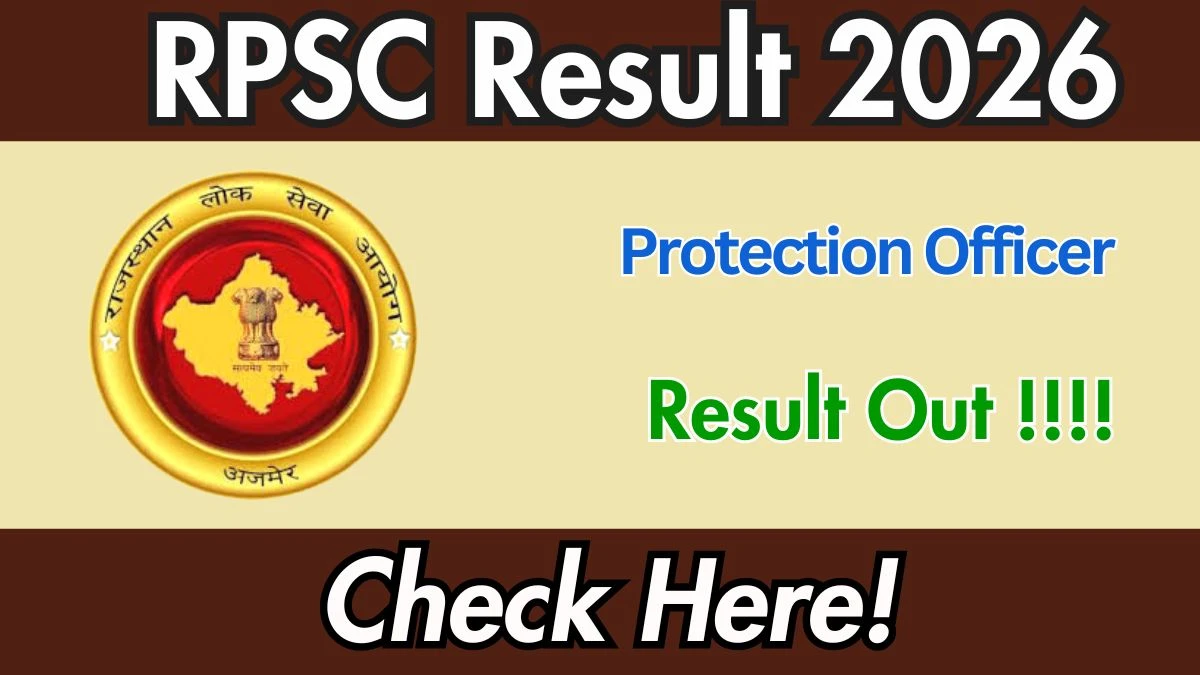 RPSC Rajasthan Police SI Telecom Result 2026