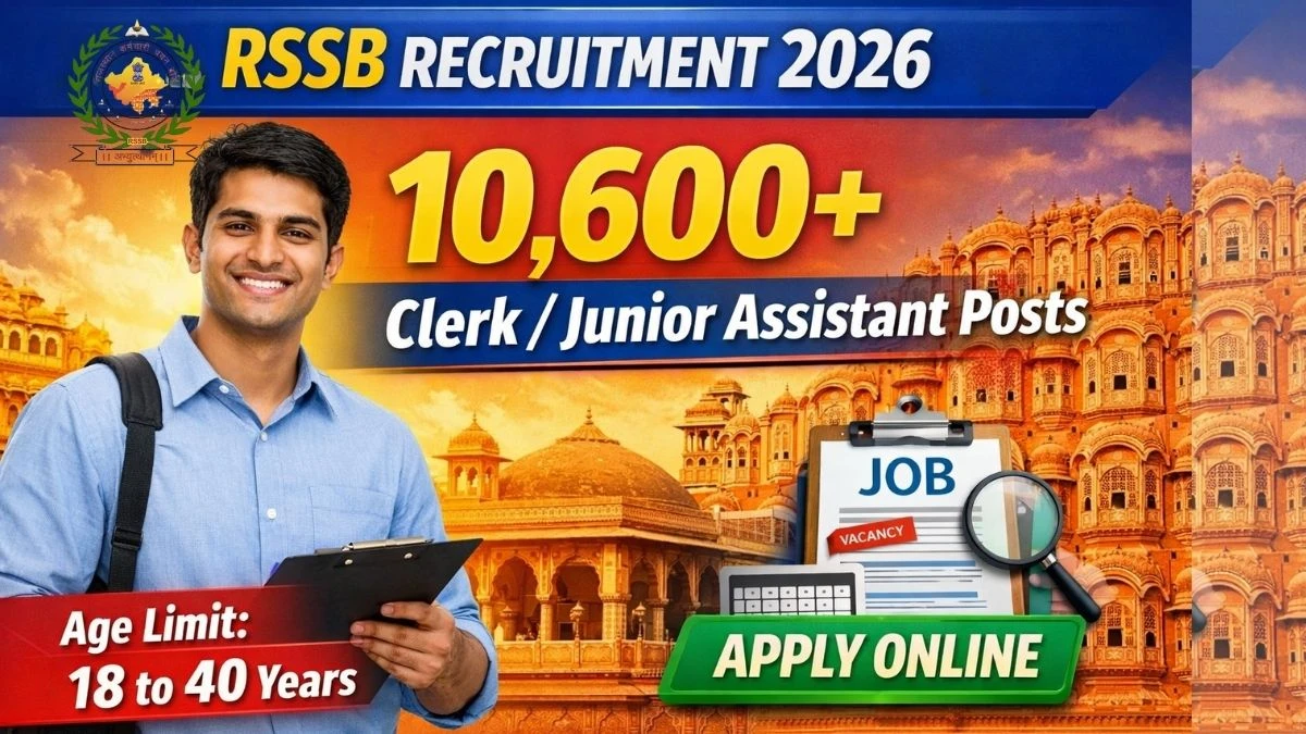 RSSB Clerk / Junior Assistant Recruitment 2026 Out – Apply Online 10644 Posts