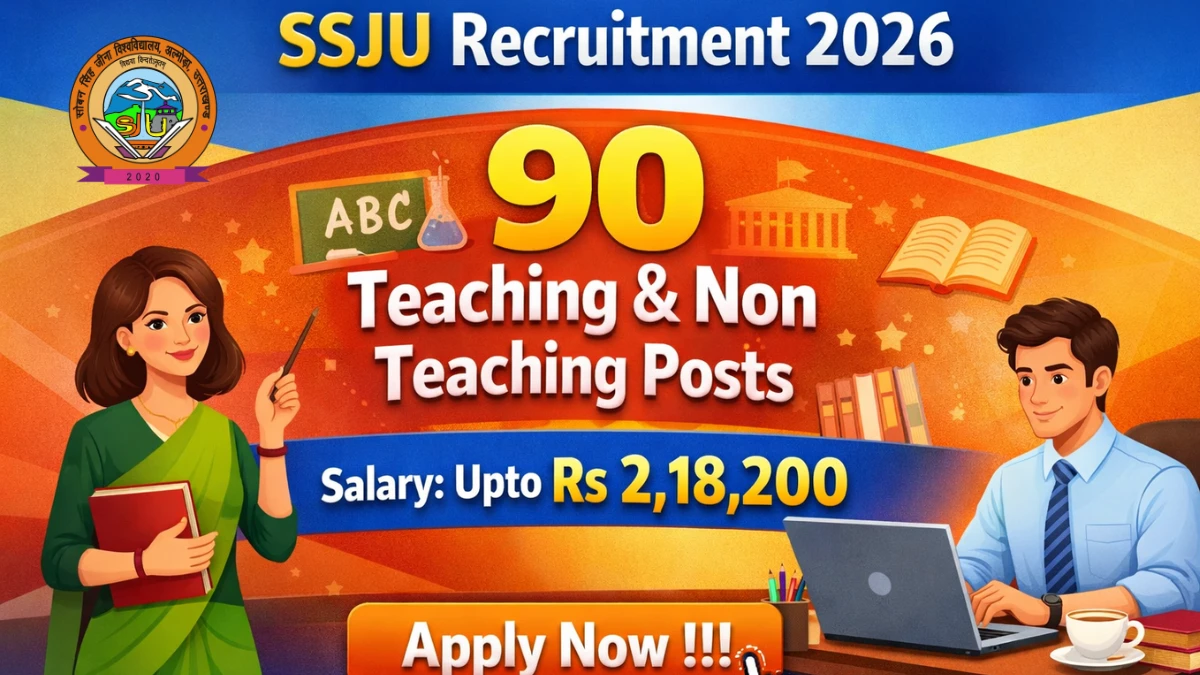 Soban Singh Jeena University SSJU Recruitment 2026 Out – Apply 90 Teaching, Non Teaching Posts