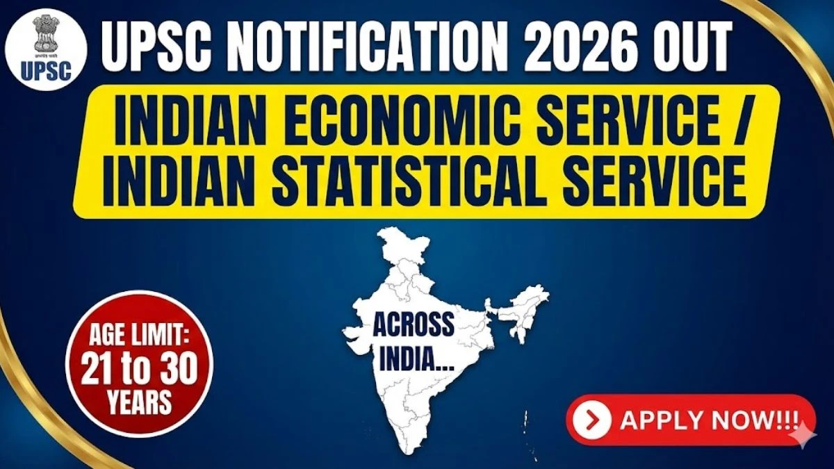 UPSC IES / ISS Online Form 2026 Apply For 44 Posts