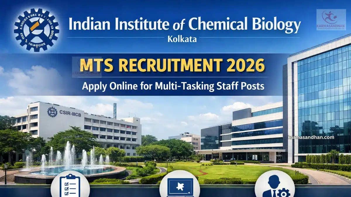CSIR IICB MTS Recruitment 2026