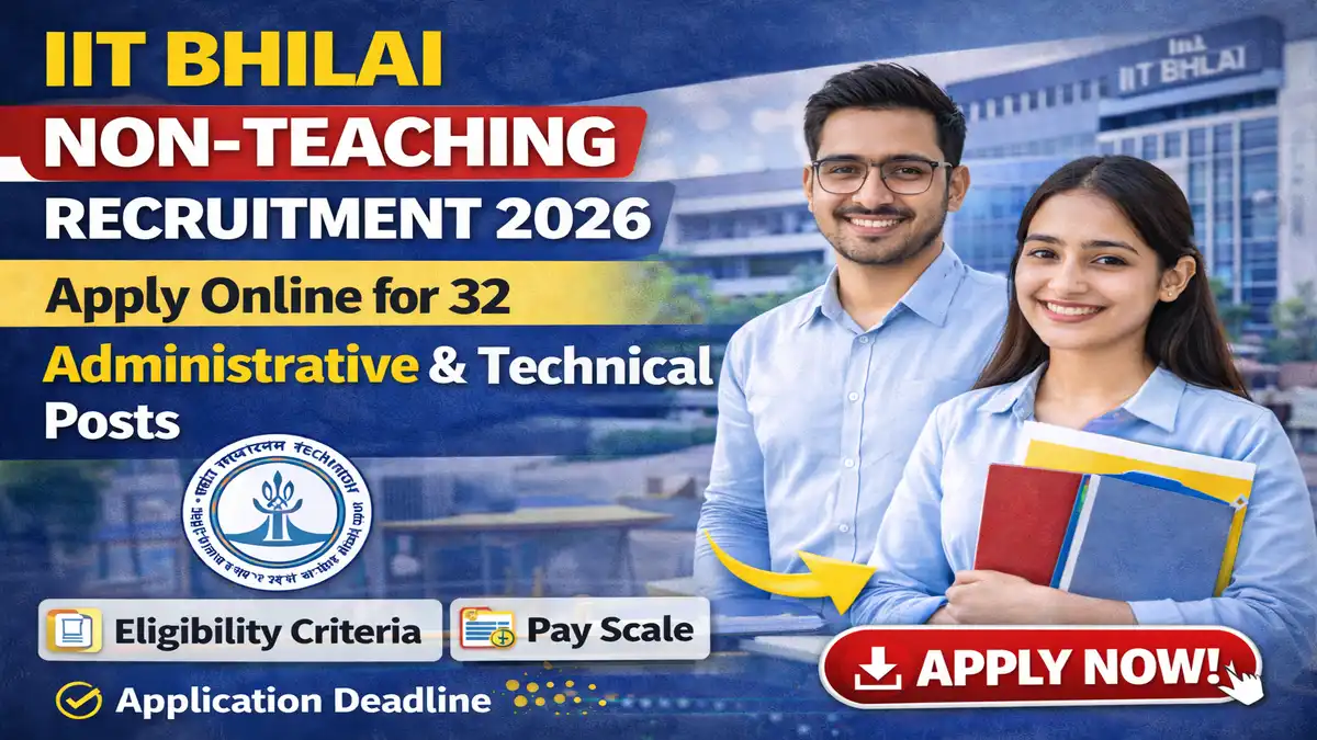 IIT Bhilai Recruitment 2026