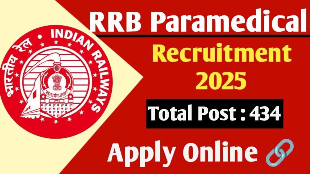 RRB Paramedical Staff Recruitment 2025
