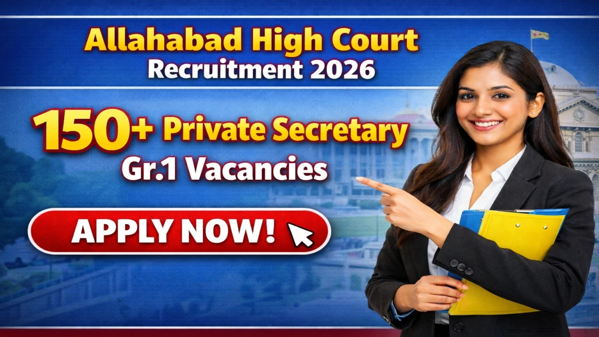Allahabad HC Private Secretary Gr-I Online Form 2026