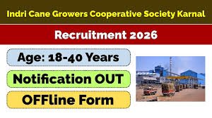 Indri Cane Growers Cooperative Society Vacancy 2026