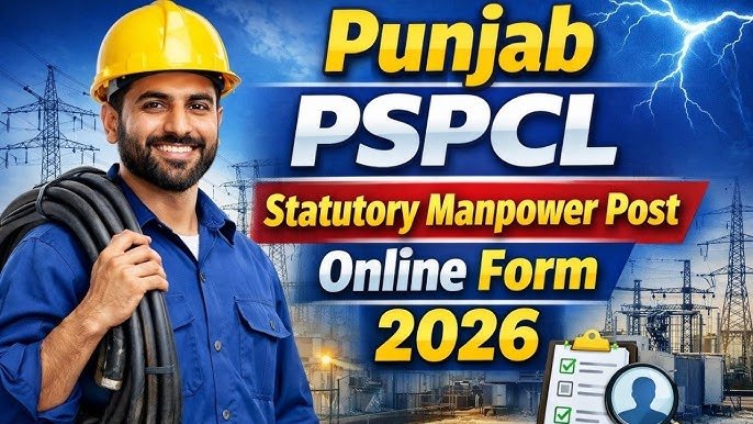 Punjab PSPCL Statutory Manpower Post Online Form 2026
